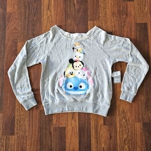 DISNEY TSUM TSUM Wide Neck Sweater